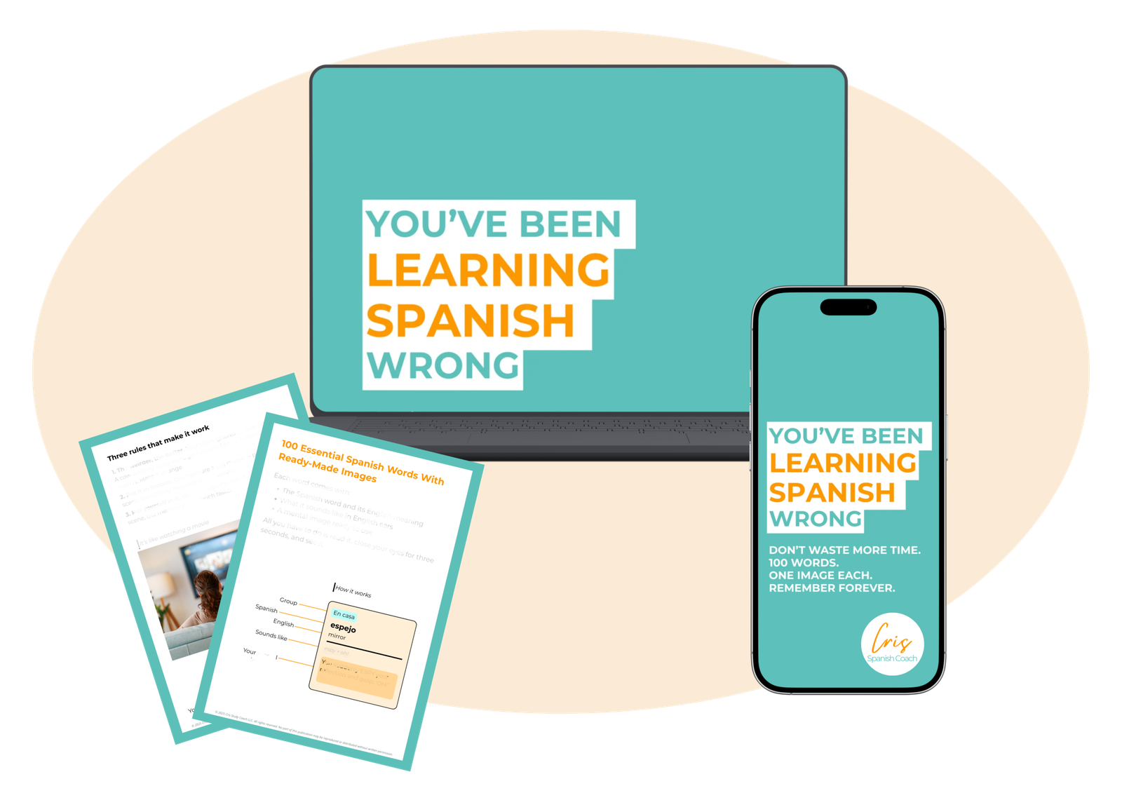 You've Been Learning Spanish Wrong - ebook mockup